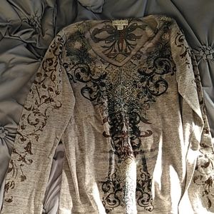 Forest Colored Long Sleeve Shirt